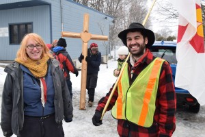 Les routiers organisateurs Myriam et Mathieu