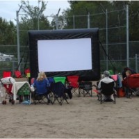 Photo cinema plein air