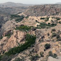 Djebel Akhdar, Diana’s Viewpoint appelé ainsi en raison de la visite de la princesse Diana en 1986. Photo Diane Brault